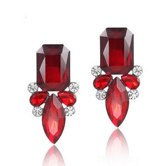 Classic Shiny Crystal Stud Earring