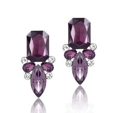 Classic Shiny Crystal Stud Earring