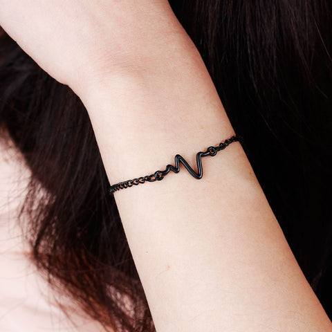 Heartbeat Rhythm Chain Bracelet