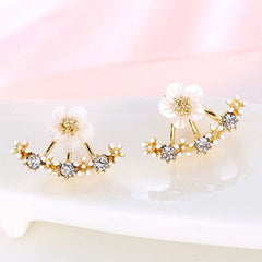 Crystal Pierced Stud Earring for Women