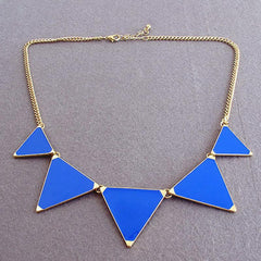 Geometrical Triangle Necklace