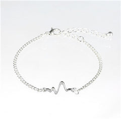 Heartbeat Rhythm Chain Bracelet