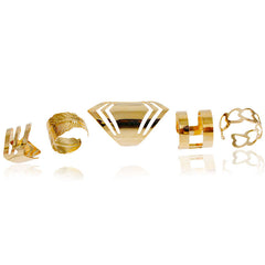 Popular Style Golden Set Ring