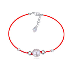 Thin Red Thread String Rope Charm Bracelet