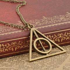 Deathly Hallows Long Chain Necklace