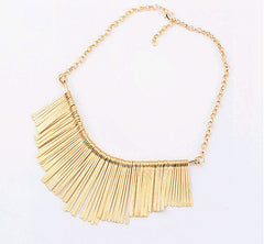 Vintage Jewelry Statement Tassel Necklace