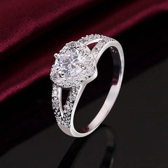 Stone Crystal CZ Ring