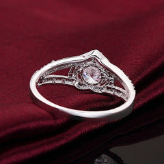 Stone Crystal CZ Ring