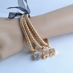 Multilayer Charm Bracelet