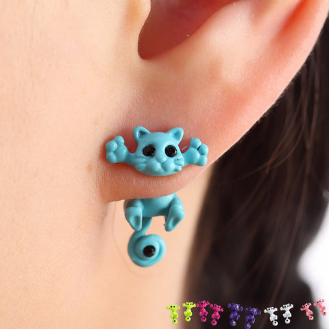 Kitten Animal Cute Cat Stud Earring