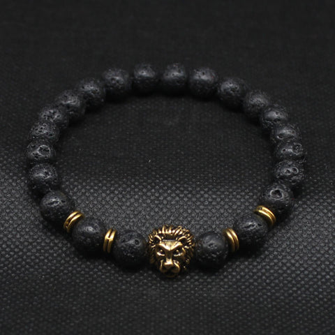 Buddha Leo Lion Head Bracelet