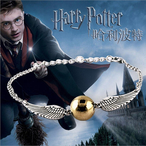 Harry Potter Deathly Hallow Angel Wing Bracelet