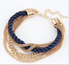 Fashionable Rope Chain Decoration Bracelet